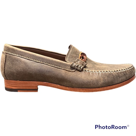 Johnston & Murphy Baldwin leather bit slip-on loafer shoes 10.5 New main image 4